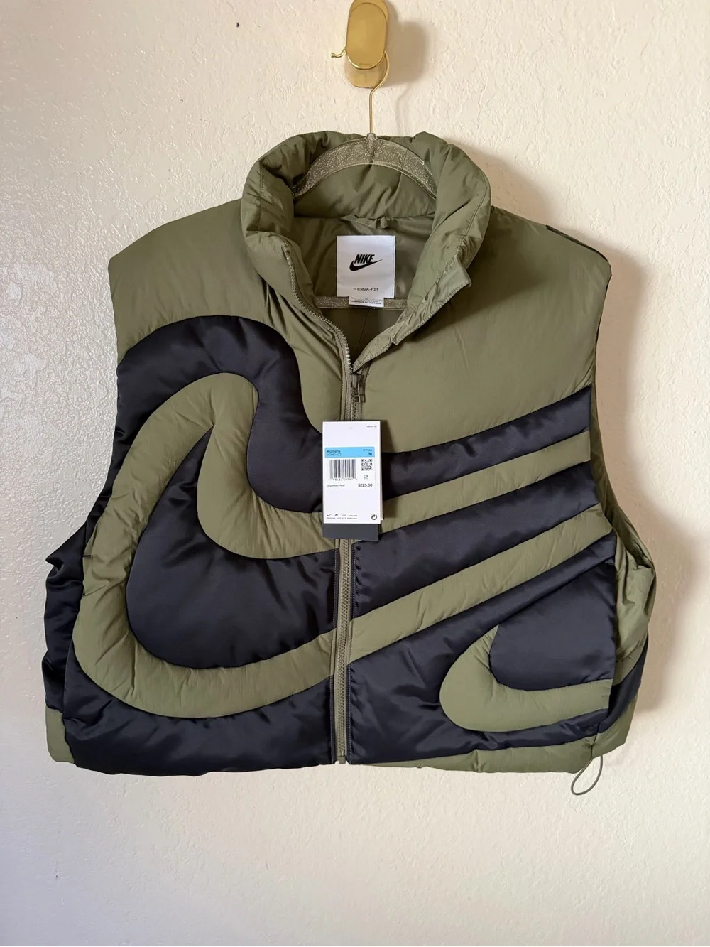 New Nike Sportswear Swoosh Series Oversized Down Vest size M